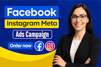 run targeted facebook ad campaign, instagram ads, and meta ads for your business