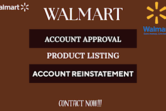 setup walmart account approval walmart seo product listing and reinstatement