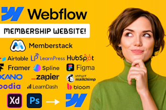 membership websit webflow expert,webflow membership,memberstack,figma to webflow