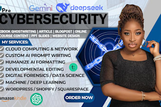 write cyber security ai ebook prompt writing ppt slides online course wordpress