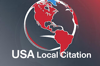do 350 best USA local citations and directory submission
