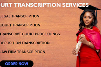 do legal research, legal writing and legal transcription