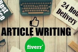 write an article for your blog