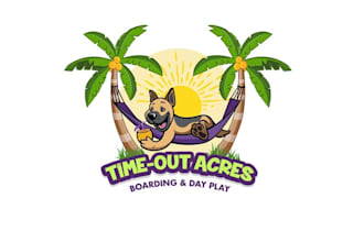 design small facility dog boarding kennels logo