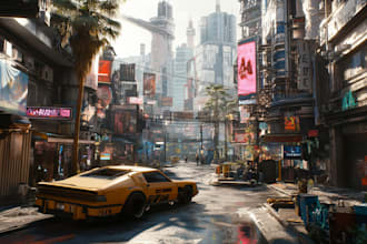 do futuristic city scifi futuristic city no ai use