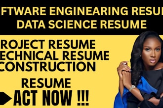 write a professional resume for engineering, IT, and tech jobs