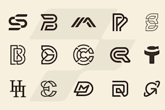design a monogram or lettermark logo