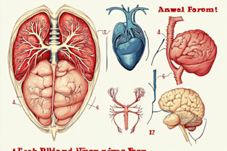 draw exercise, medical and anatomy illustrations