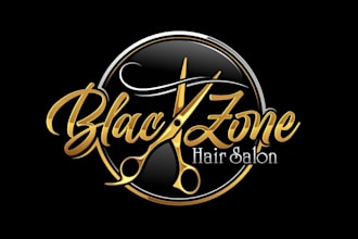 create high quality and beautiful hair salon logo  design