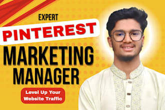 be your expert pinterest marketing manager