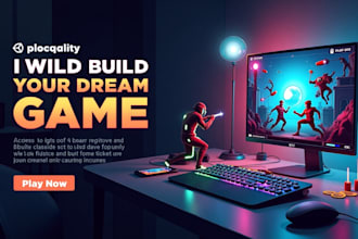 do unity game development and game design for mobile game