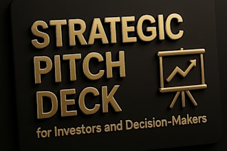 build a professional pitch deck for fundraising and presentations
