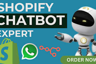 build ecommerce chatbot integrate whatsapp chatbot shopify using zapier n8n