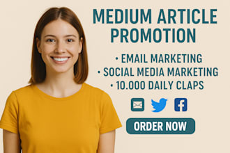 do viral organic medium article promotion medium blogs to massive engagements