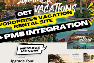 build a vacation rental or airbnb booking website on wix or wordpress