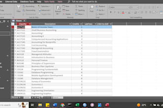 do microsoft access database tasks