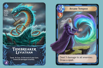 create custom tcg card game design trading card, custom card frame and template