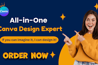be your canva expert for all in one design solutions