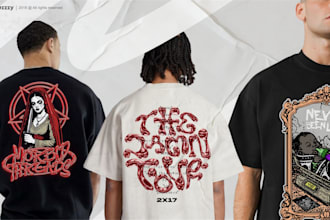 design a custom streetwear tshirt for your clothing brand