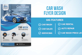do a car wash, a medical, or corporate flyers