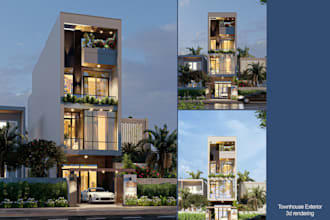 design architectural elevations and renders
