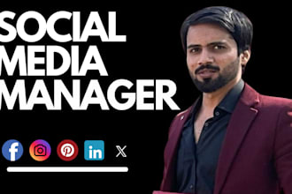 be your social media marketing manager, do personal branding