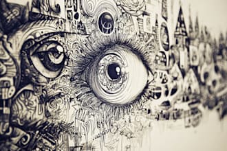 draw anything into doodle art