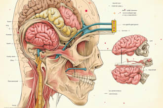 make highly customised medical and anatomy illustrations