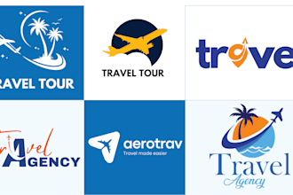 design a professional travel logo for your business