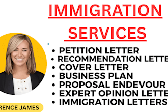 write your petition and cover letter for eb1 and eb2 niw