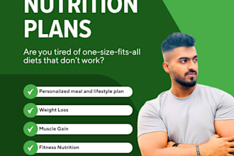 create a custom meal plan for weight loss, muscle gain