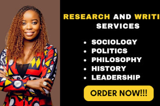 write and research on sociology, politics, philosophy, history, and leadership
