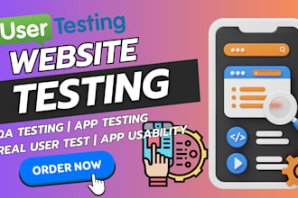 test and review your website for UI UX design flaws, usability issues and QA bug