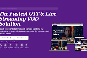 white label vod live streaming ott monetization platform app