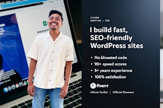 build a professional wordpress website with elementor,divi