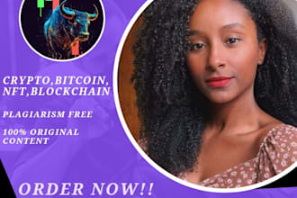 perfectly write crypto and blockchain news articles in 24hrs