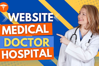 create healthcare, medical, doctor, hospital, clinic, dentist wordpress website