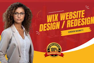build wix website, wix website redesign, wix website design, wix landing page