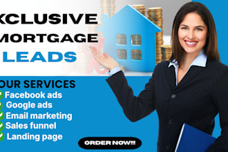 generate mortgage leads landing page home owner leads mortgage ads facebook ads