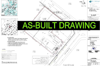 as built survey drawings using autocad