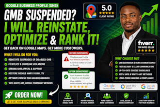 reinstate rank suspended gmb restore disabled profile gmb appeal suspension fast