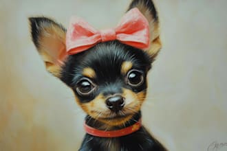 create a unique disney pet portrait