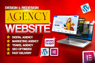 create a digital marketing agency website or smma wordpress website