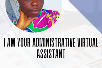 do virtual assistant for data entry, web research, VA admin social media manager
