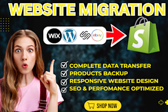 migrate wordpress to shopify shopify migration  wix website to shopify