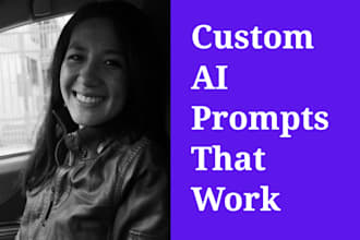 write high quality prompts for ai training