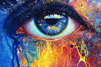 animal color abstract art