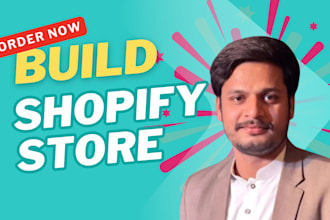 create ecommerce online store, shopify dropshipping website, build shopify store