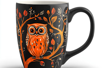 do professional mug design paper cup tumbler design drink