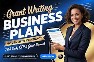 do grant proposal writing government contract rfp business plan grant research
